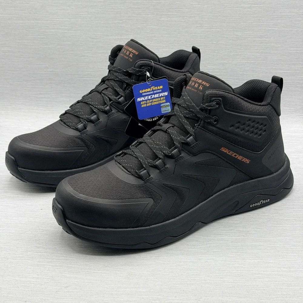 Skechers Work Men's 12 Carbon Nano Toe Boots Goodyear EH Speed Flex Trekker